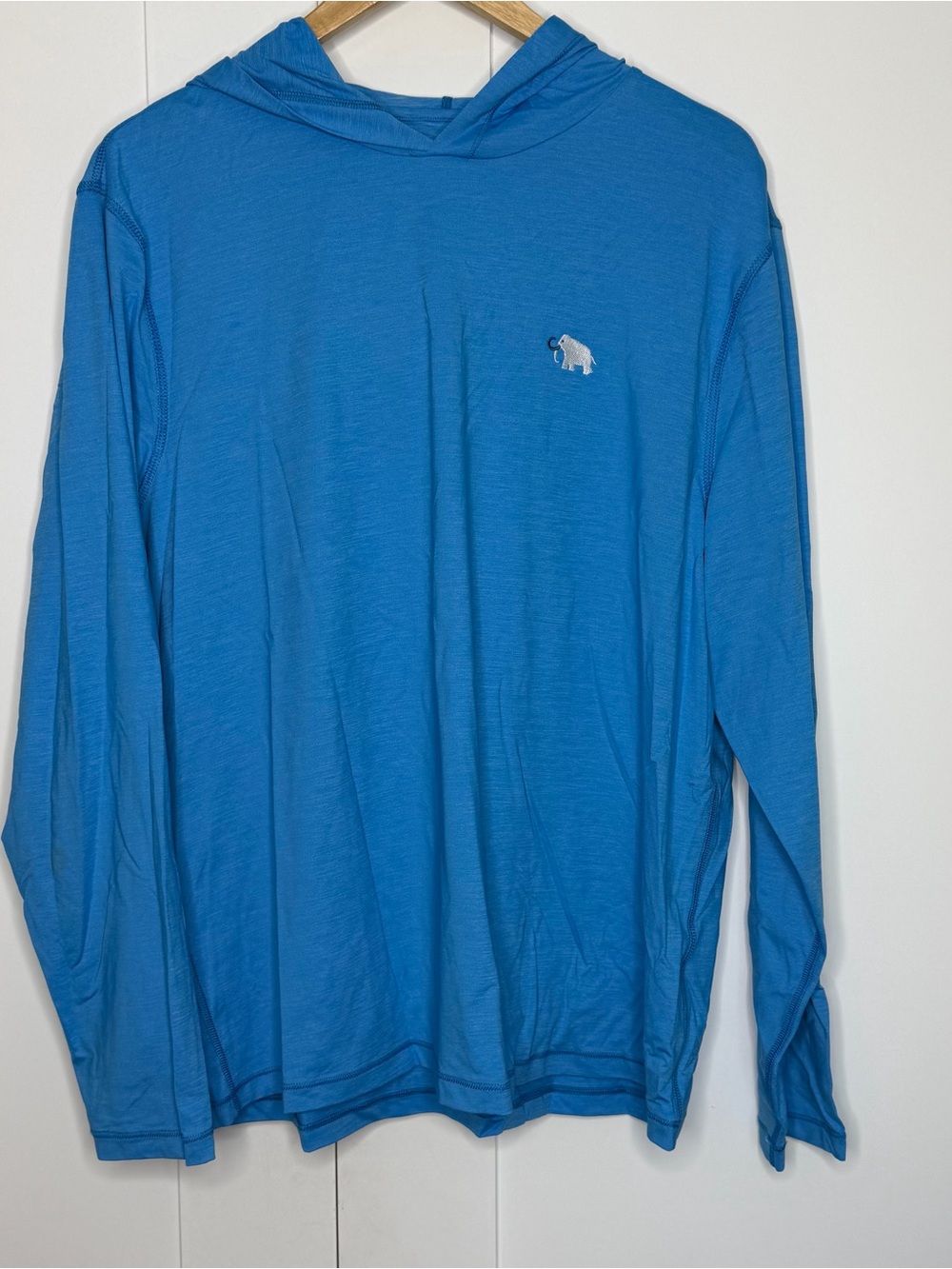 G/FORE Melange Ice Nylon Hoodie XL blue lightweight cooling golf Athleisure